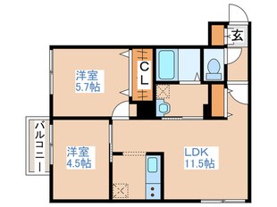 ＢＲＡＭＡの物件間取画像